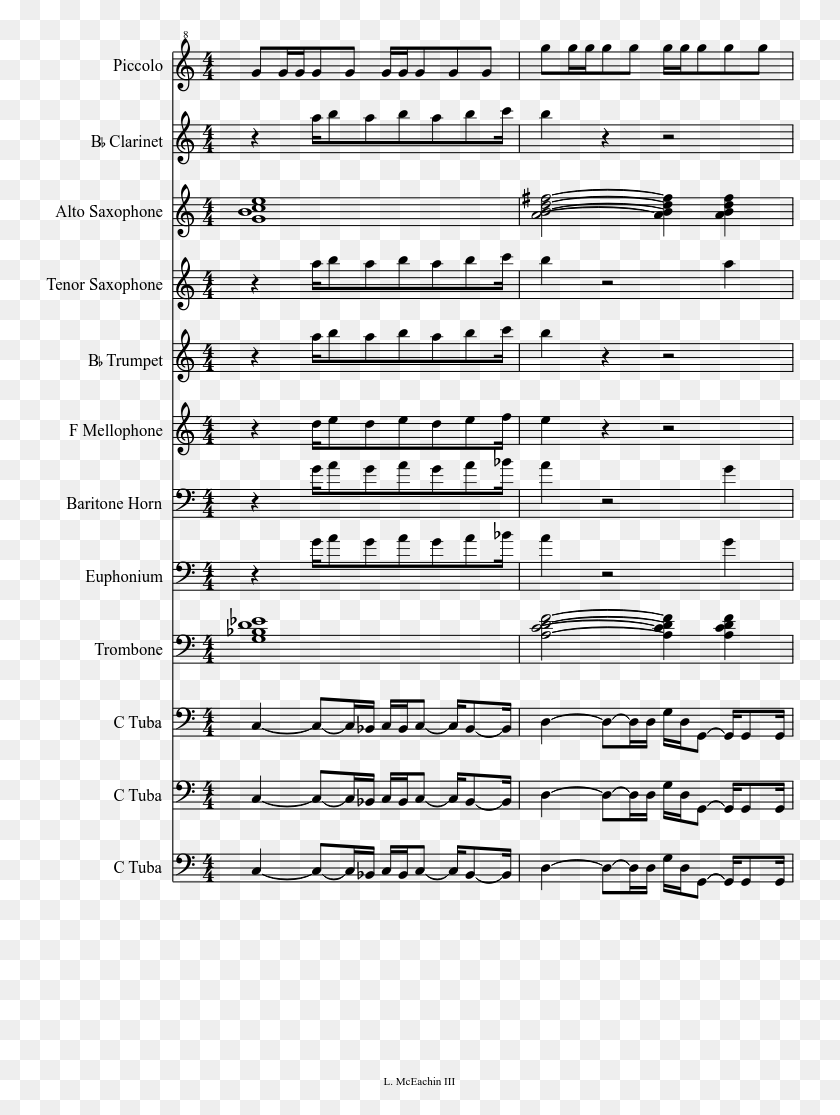 749x1055 Sheet Music 1 Of 16 Pages Power Rangers Ninja Steel Theme Song Lyrics, Gray, World Of Warcraft HD PNG Download