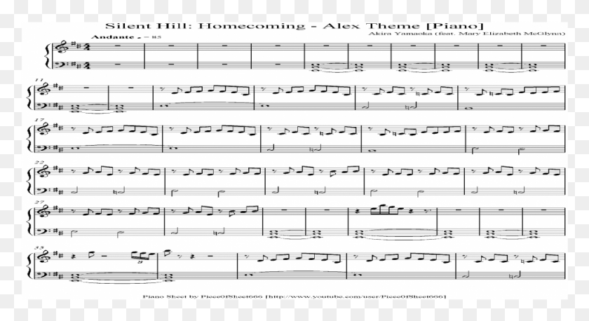 970x495 Sheet Music HD PNG Download