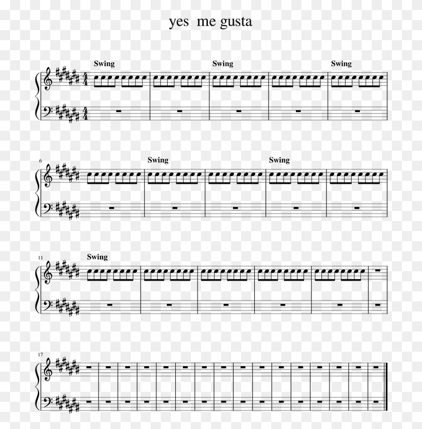 708x794 Partitura Png