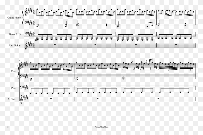 1092x698 Sheet Music, Gray, World Of Warcraft HD PNG Download