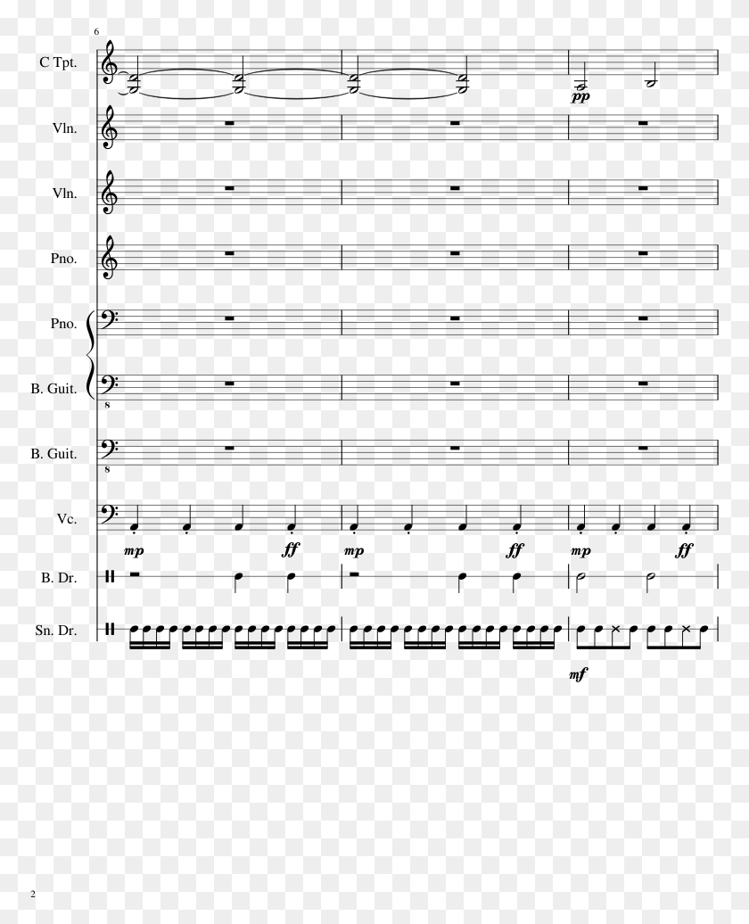 773x976 Partitura Png