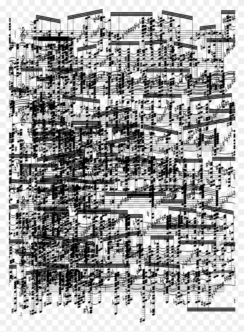 828x1149 Sheet Music 2 Of 4 Pages Little Einsteins Trombone Sheet Music, Gray, World Of Warcraft HD PNG Download