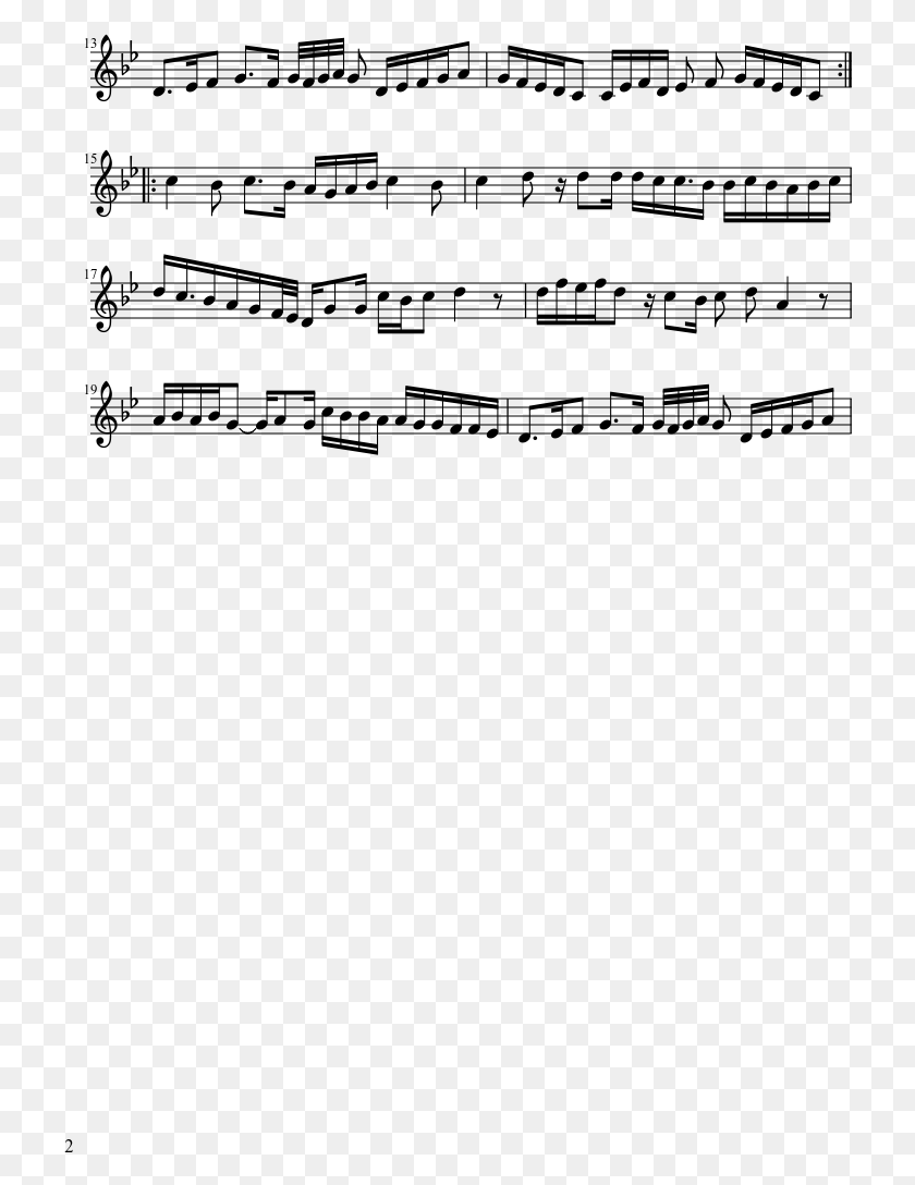 724x1028 Sheet Music Composed By Ak7 2 Of 5 Pages Sheet Music, Gray, World Of Warcraft HD PNG Download