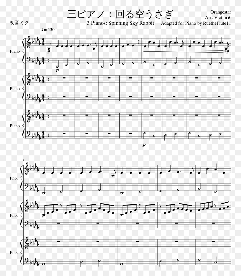 773x899 Sheet Music Composed By Orangestar Arr Dallas Holm Rise Again Sheet Music, Gray, World Of Warcraft HD PNG Download
