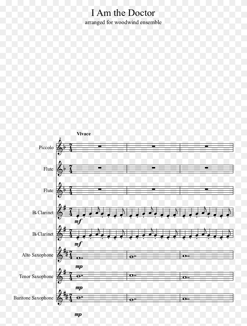 749x1048 Sheet Music Made By Allegrettobrioso For Whom The Bell Tolls Alto Sax Sheet Music, Gray, World Of Warcraft HD PNG Download