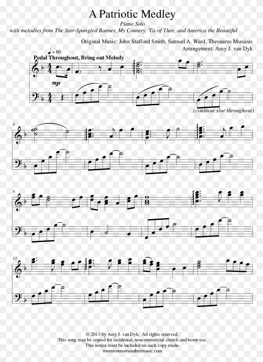 888x1248 Descargar Png / Partitura De Música Png