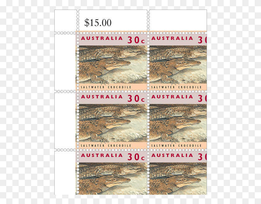 492x598 Sheet Of 2 X 50 Stamps Product Photo Internal 1 Details American Crocodile, Postage Stamp, Rug, Bird HD PNG Download