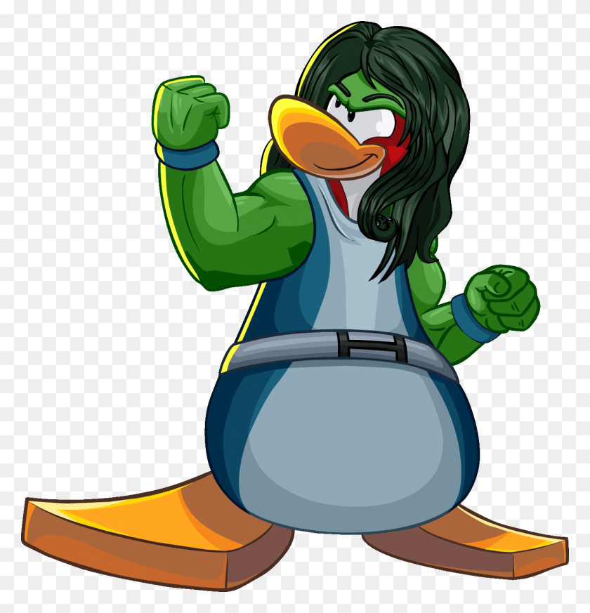 1311x1368 Shehulk Club Penguin Marvel Takeover Party, Outdoors, Elf, Nature HD PNG Download