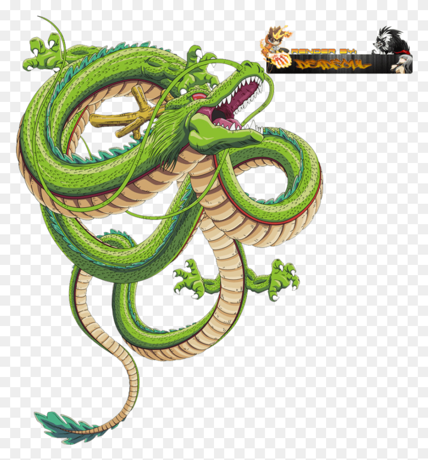 852x921 Descargar Png Shenlong Dragon Ball Dragon Render, Serpiente, Reptil, Animal Hd Png