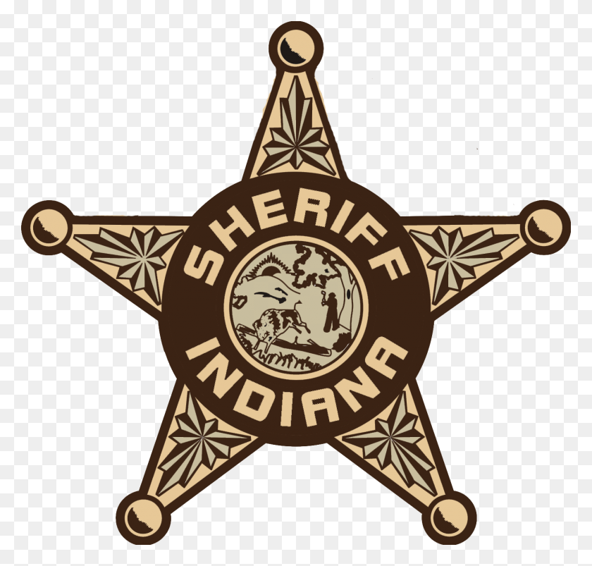 1426x1360 Sheriff Star Jefferson County Indiana Sheriff Logo, Symbol, Trademark, Badge HD PNG Download