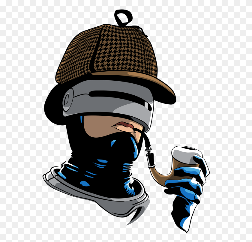 560x747 Sherlock Holmes And The Robocop Case Sherlock Holmes Robot, Hat, Clothing, Apparel HD PNG Download
