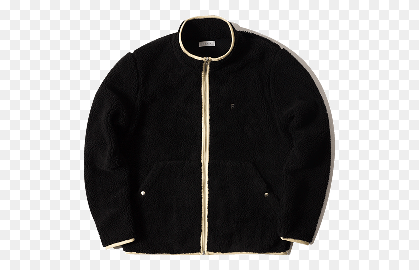 505x481 Sherpa Mayor Jacket F070501blk Cardigan, Clothing, Apparel, Coat HD PNG Download
