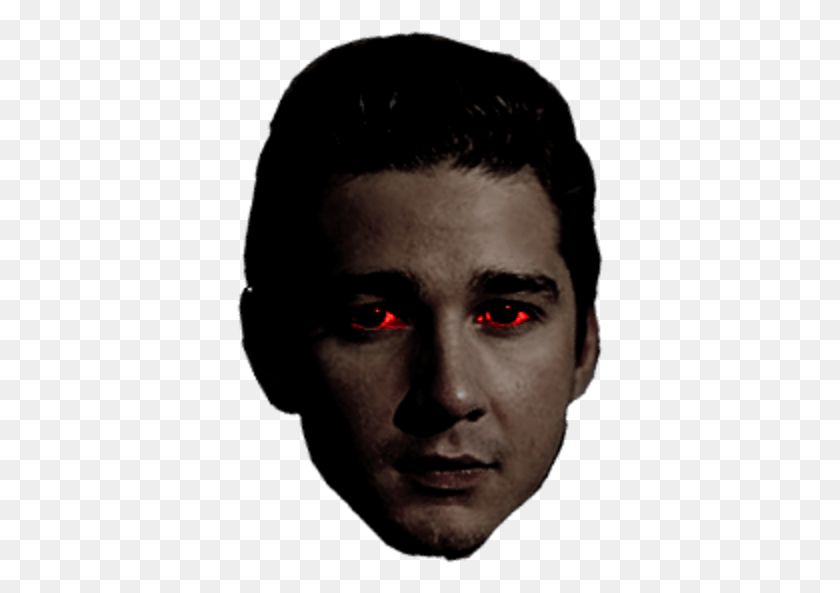 368x533 Shia Labeouf Do It, Head, Face, Person HD PNG Download