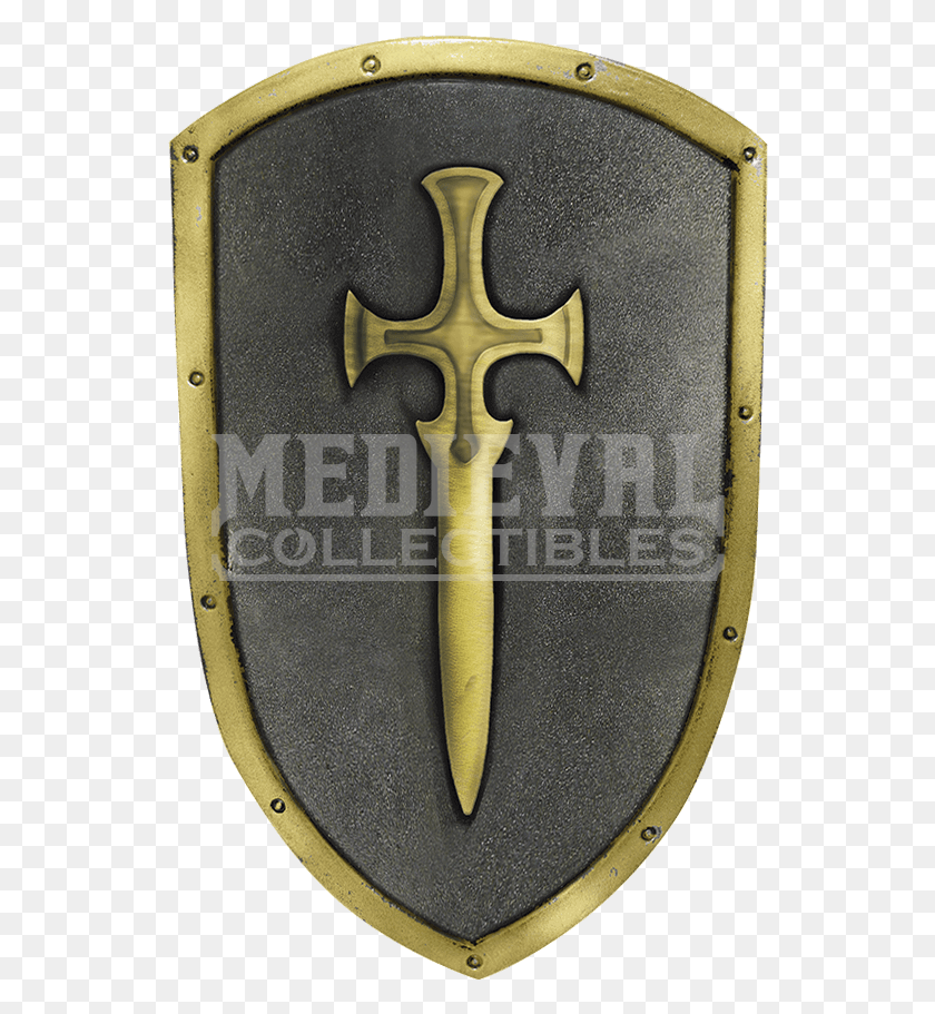 540x851 Shield And Sword Shield, Armor, Cross, Symbol HD PNG Download