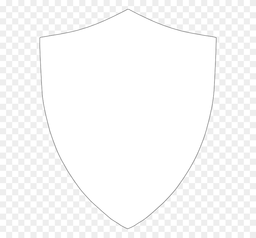 580x720 Shield Armor Coat Medieval Outline White Shield Black Background HD PNG Download