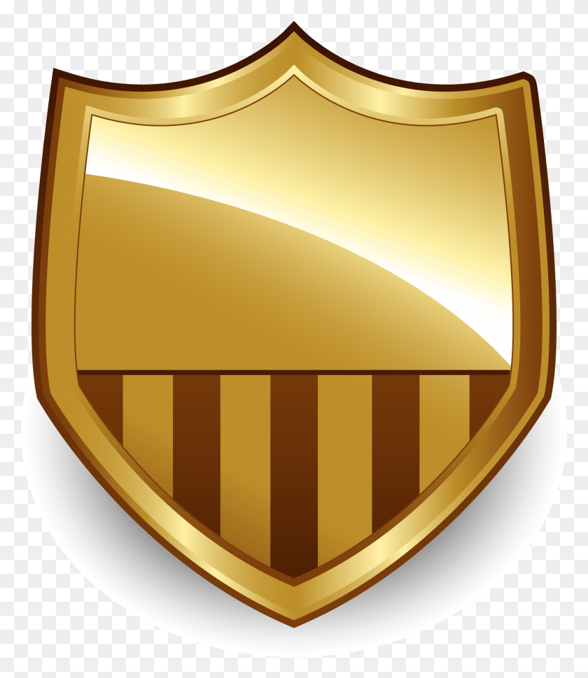 1678x1956 Shield Badge High Quality Image Icon Golden Shield, Armor HD PNG Download