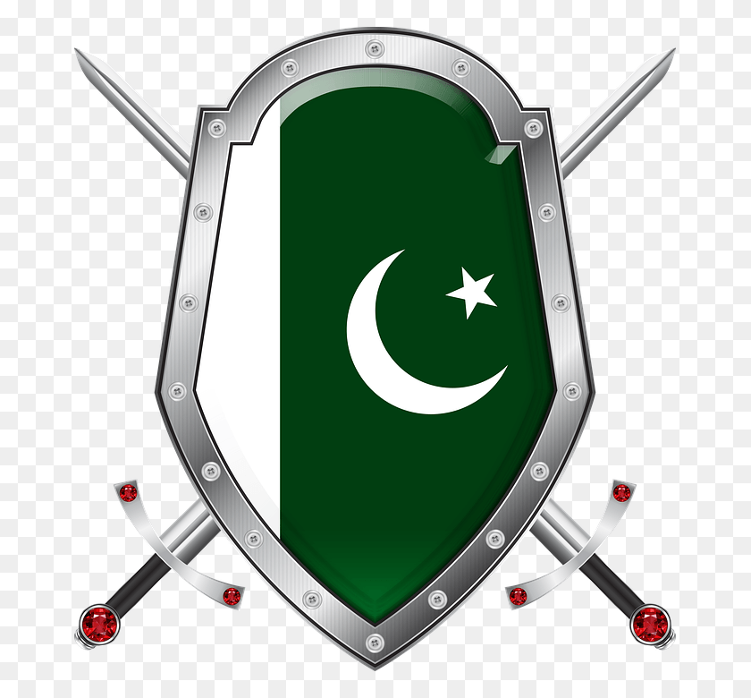 673x720 Щит Иран Пакистан Таджикистан Афганистан Индия Флаг Пакистана, Броня, Диск Hd Png Скачать
