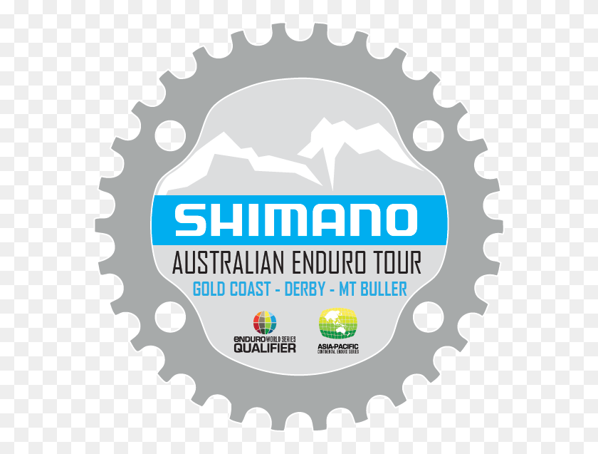 578x577 Shimano Australian Enduro Tour Expo Gear Bike Logo, Label, Text, Machine HD PNG Download