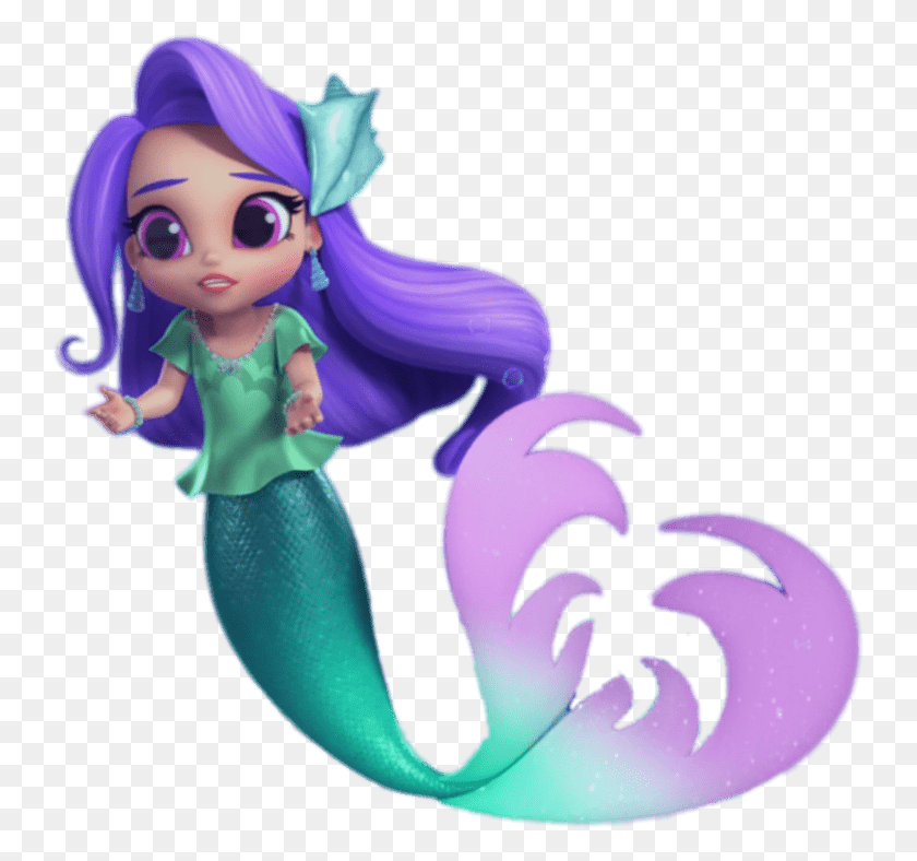 743x728 Shimmer And Shine Nila, Doll, Toy, Figurine HD PNG Download
