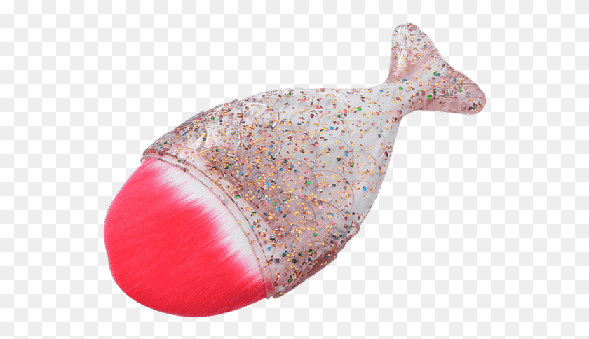 548x424 Shimmering Mermaid Tail Makeup Brush Cabo Pincis De Maquiagem Transparente, Animal, Bird, Clothing HD PNG Download