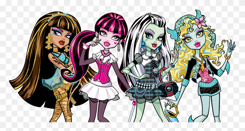 1410x705 Shin Chan Monster High Bilder Cleo De Nile, Person, Human, Comics HD PNG Download