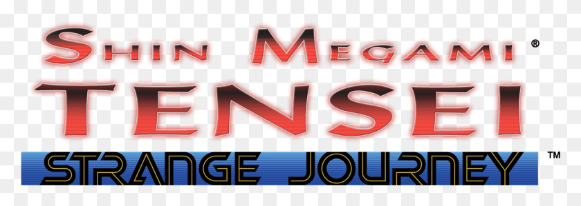 1298x398 Descargar Png Shin Megami Tensei Strange Journey Logotipo, Texto, Alfabeto, Símbolo Hd Png