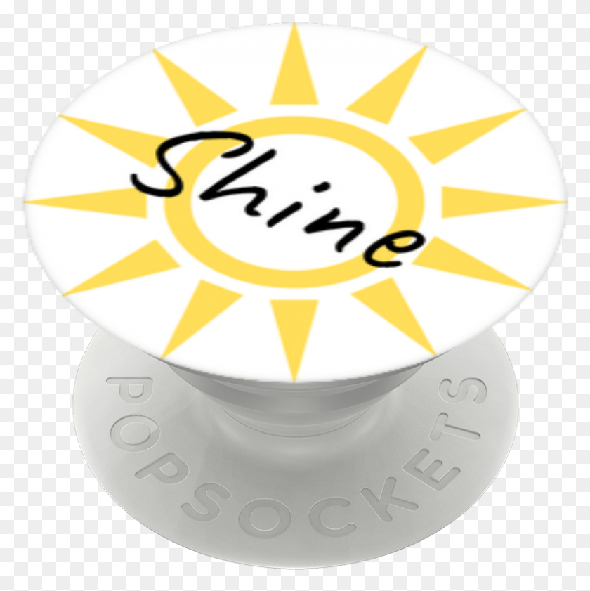 806x808 Shine Popsockets Circle, Outdoors, Text, Trophy HD PNG Download