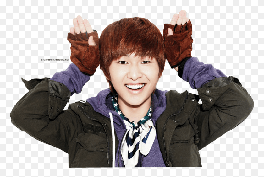 848x549 Shinee Images Onew Wallpaper And Background Photos Onew Transparent Background, Clothing, Apparel, Finger HD PNG Download