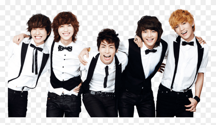 1025x563 Shinee Shinee Members, Person, Tie, Clothing HD PNG Download
