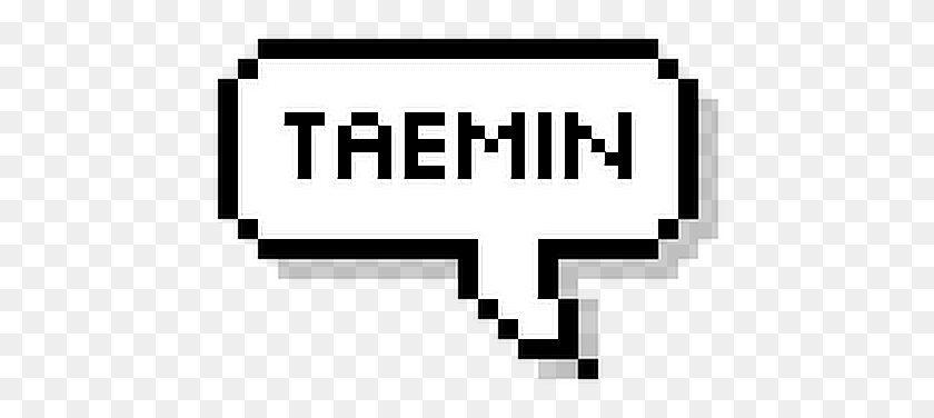 460x316 Shinee Sticker Transparent Pixel Chat Bubble, Text, First Aid, Symbol HD PNG Download