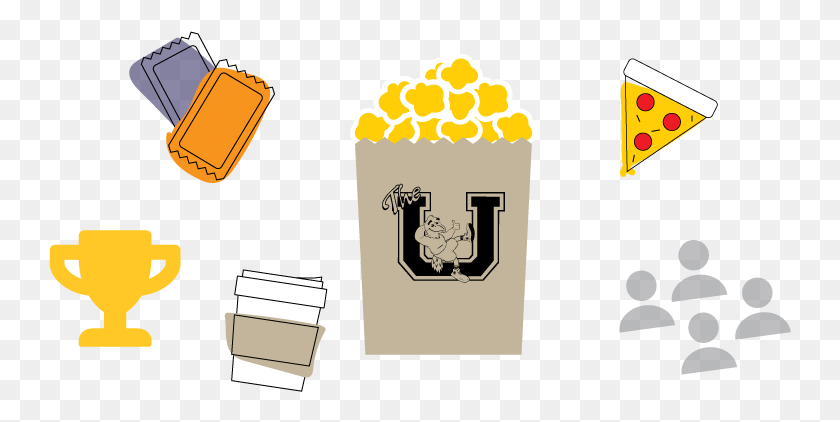 743x362 Shines In Suny Student Transparent Background, Food, Popcorn, Snack HD PNG Download