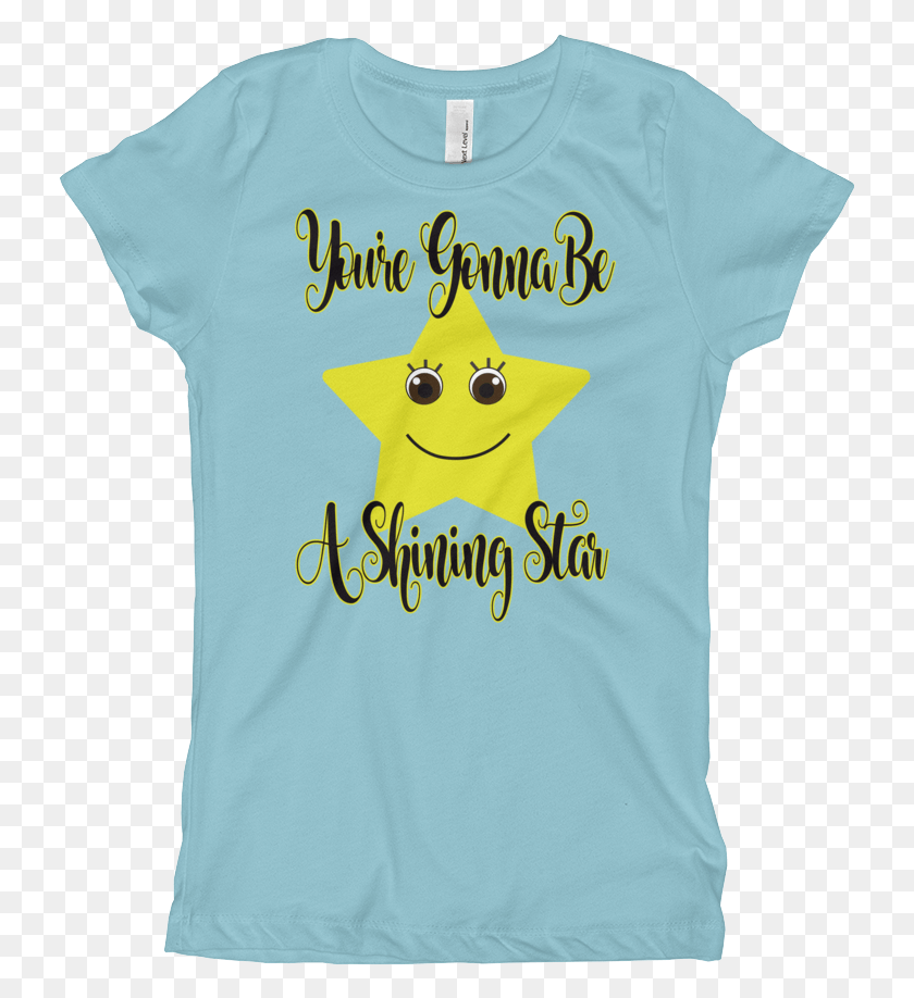733x858 Shining Star Girl39s Active Shirt, Clothing, Apparel, T-shirt HD PNG Download