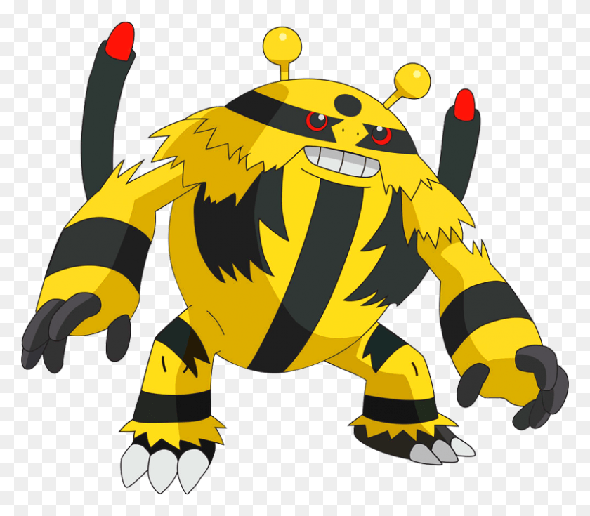 800x693 Descargar Png Shiny Electivire Pokemon Electivire, Animal, Abeja, Insecto Hd Png