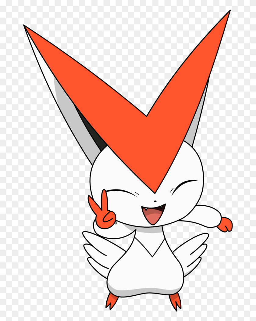 691x992 Shiny Pokemon Victini Shiny, Elf, Graphics HD PNG Download