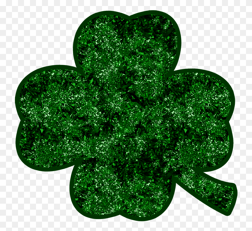 748x711 Shiny Shamrock Four Leaf Clover, Accessories, Accessory, Jewelry HD PNG Download