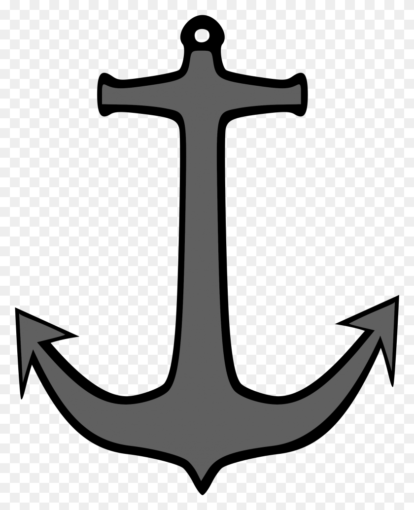 1847x2309 Ship Clipart Simple Anchor Clipart, Axe, Tool, Hook HD PNG Download