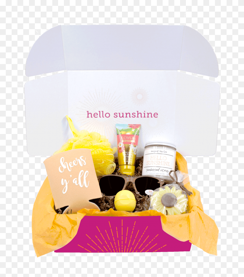 3150x3600 Ship Sunshine Gift Box Cheers Y39all Transparent Gift Basket, Diaper, Lunch, Meal HD PNG Download