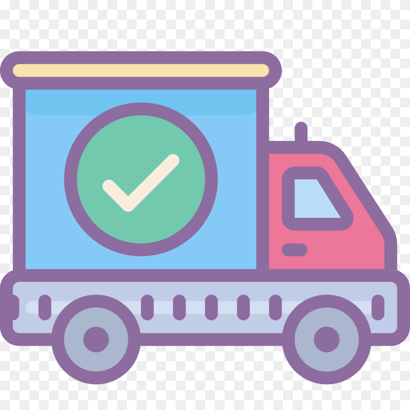 1600x1600 Shipped, Moving Van, Transportation, Van, Vehicle Transparent PNG