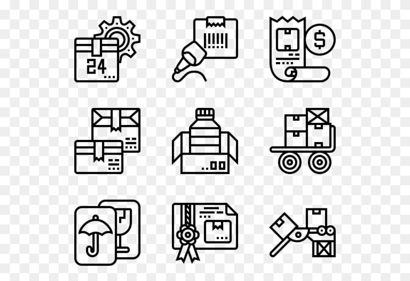 539x516 Shipping Adobe Icon Vector, Gray, World Of Warcraft HD PNG Download