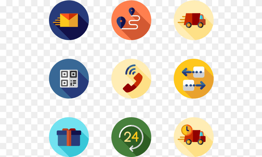 529x505 Shipping And Delivey Trip Icons, Text PNG