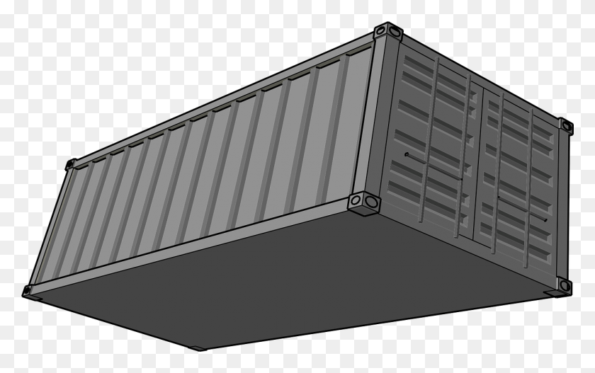 1280x767 Shipping Container Clip Art, Shipping Container HD PNG Download