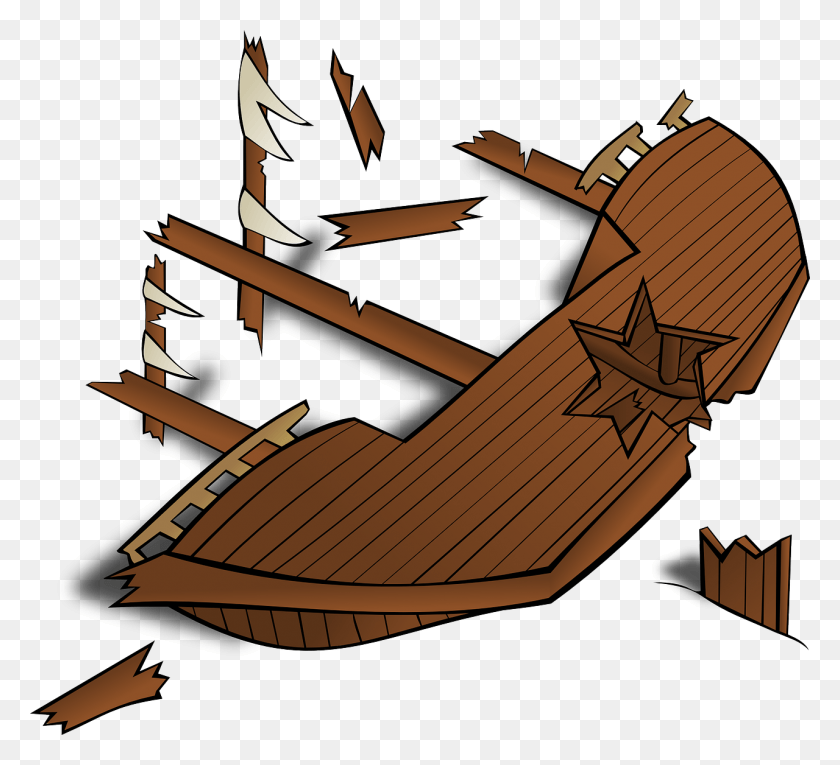 1280x1158 Shipwreck Clipart, Wood, Bulldozer, Tractor HD PNG Download