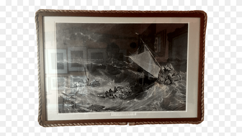 601x412 Shipwreck Rope Frame Picture Frame, Person HD PNG Download