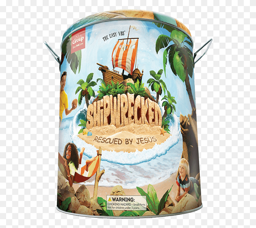556x689 Shipwrecked Easy Vbs Vacation Bible School Group Shipwrecked Rescued By Jesus, Person, Human, Birthday Cake HD PNG Download