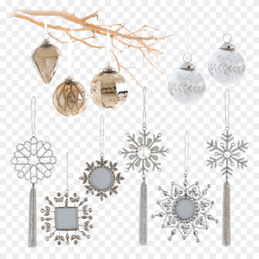 864x864 Shiraleah Christmas Ornaments Earrings, Chandelier, Lamp, Accessories HD PNG Download