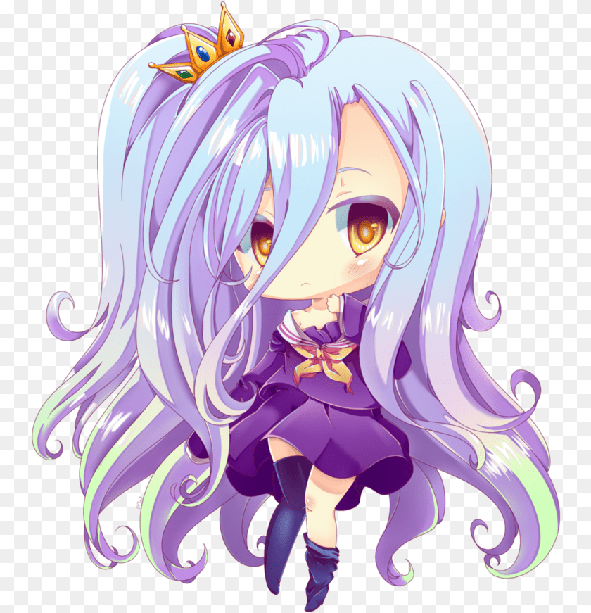 Shiro Shiro Chibi No Game No Life, Book, Comics, Publication, Adult Clipart PNG