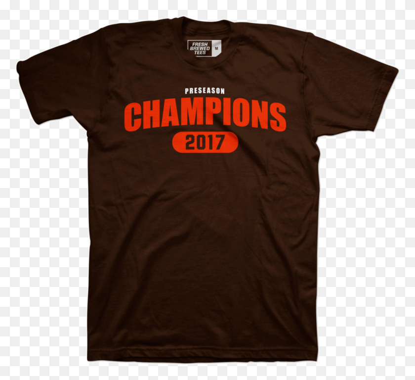 1010x917 Shirt Proclaiming Cleveland Browns The Champions Of Active Shirt, Clothing, Apparel, T-shirt HD PNG Download