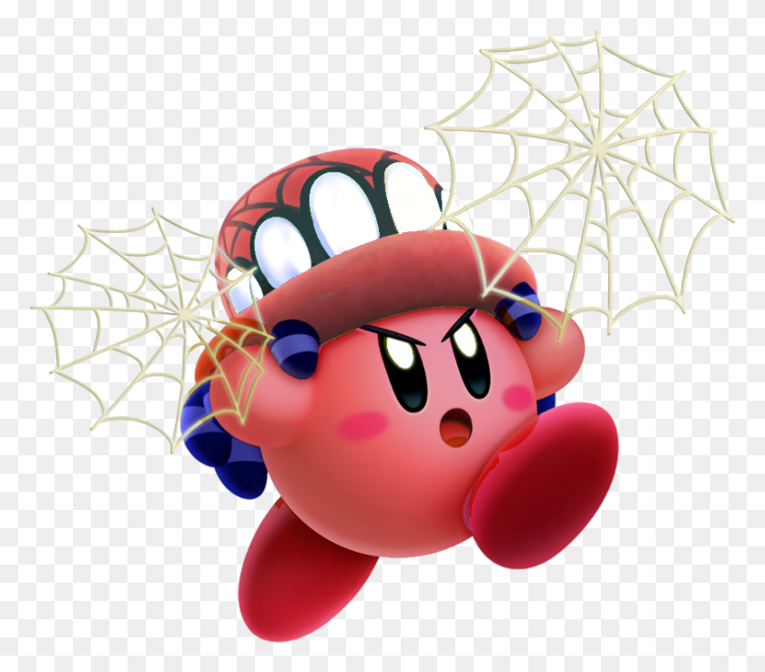 841x732 Shitpostinsomniac Can We Get This As The Next Suit Kirby Star Allies, Toy, Spider Web, Photography HD PNG Download