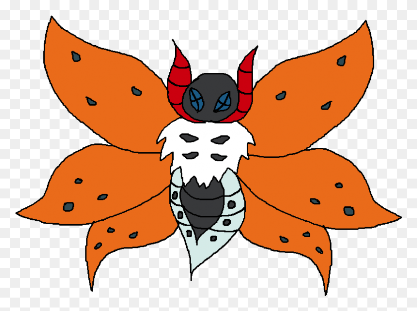 805x586 Shitty Volcarona Cartoon, Wasp, Bee, Insect HD PNG Download