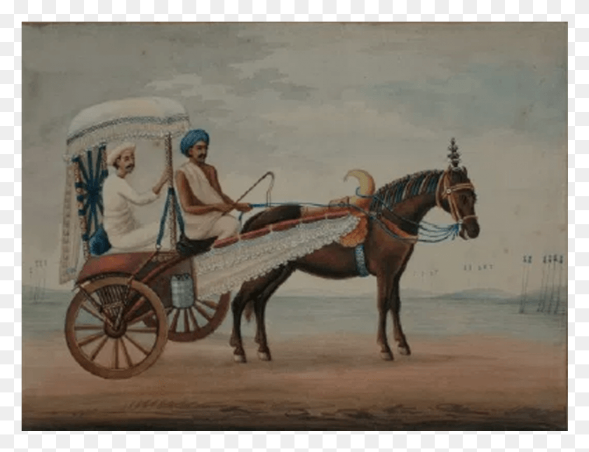 1001x751 Shiv Lal Patna Kalam Paintings, Person, Human, Horse Cart HD PNG Download